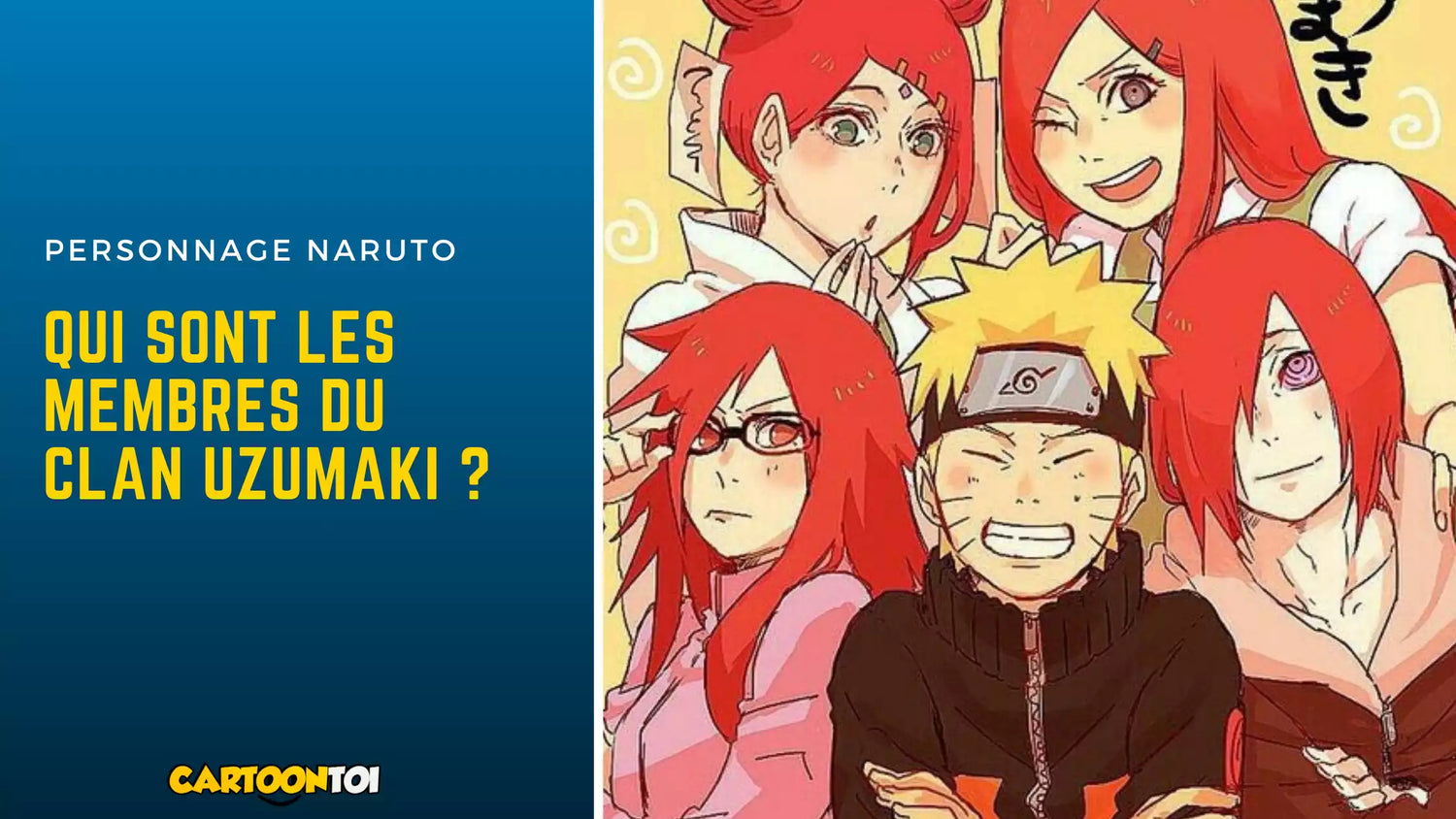 Les membres du clan uzumaki