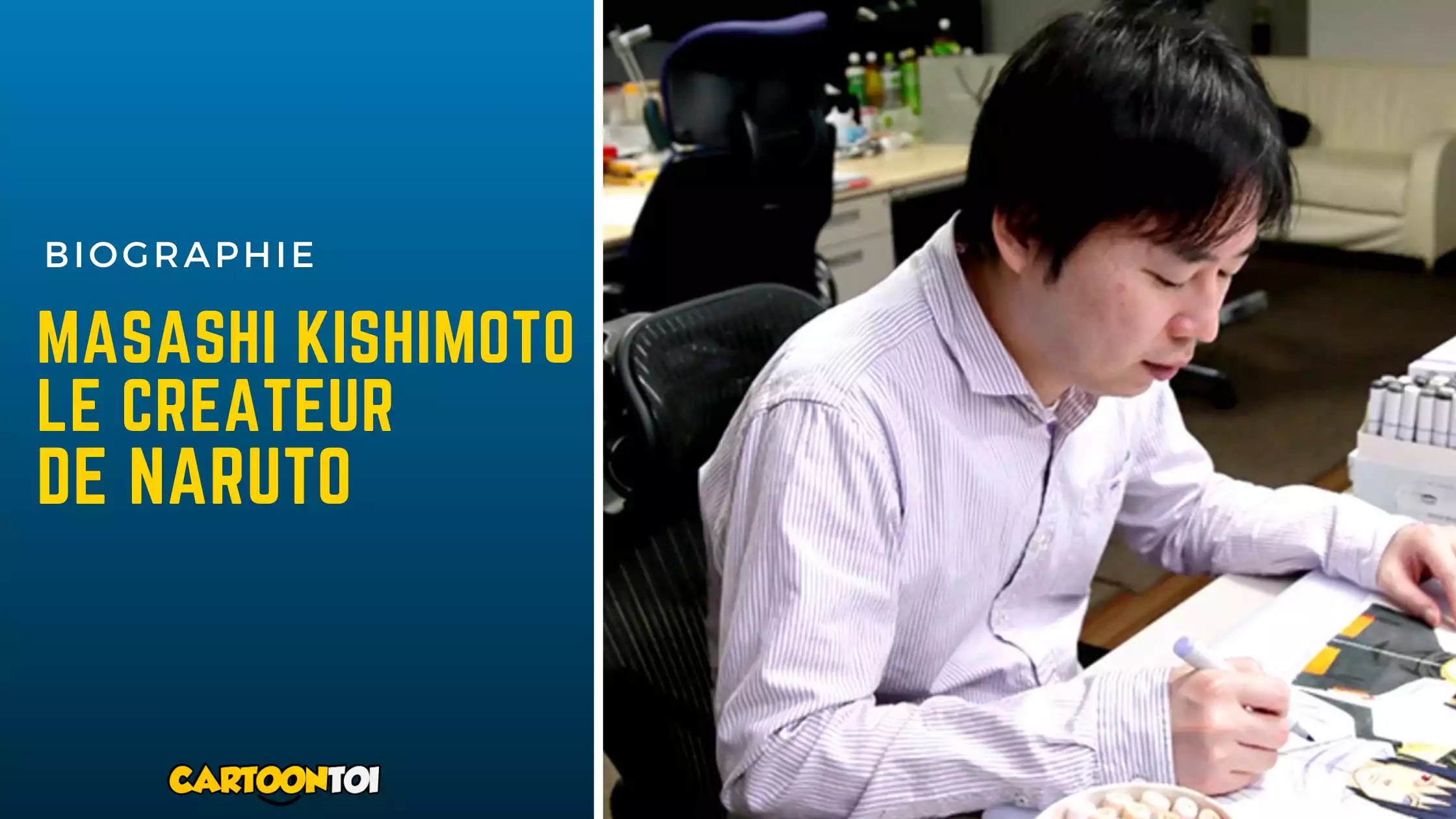 Masashi Kishimoto le createur de Naruto