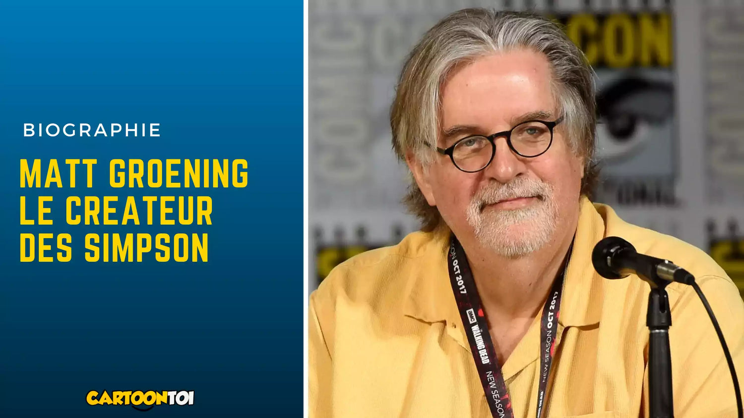 Matt Groening le createur des Simpson
