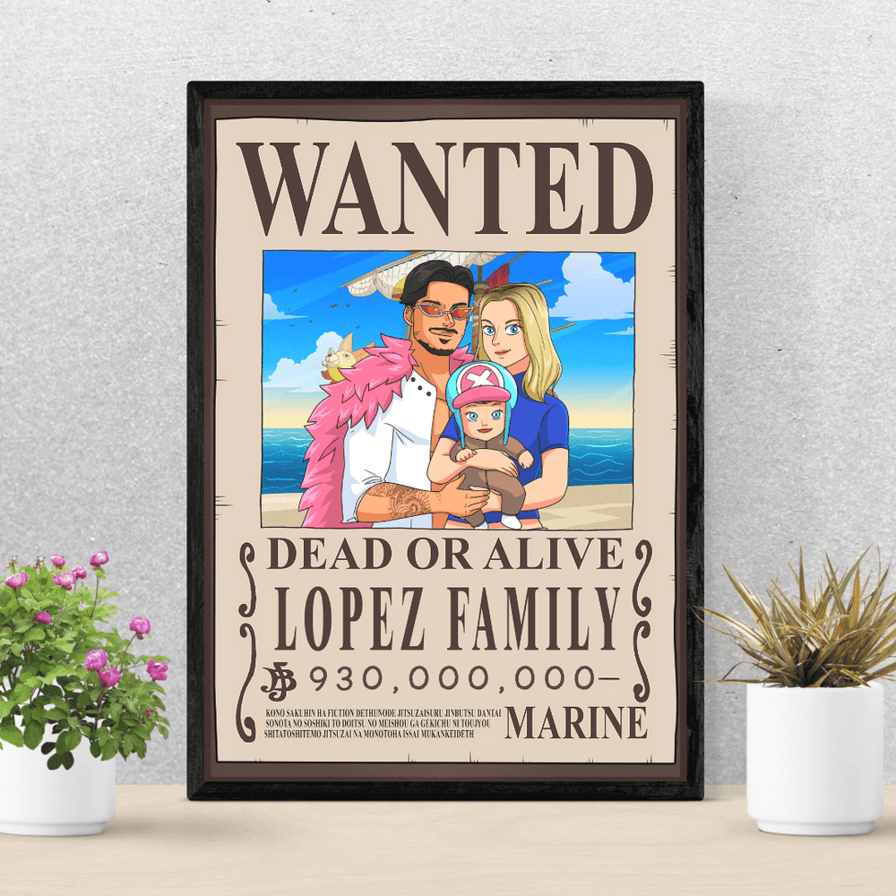 Custom One Piece Wanted Poster