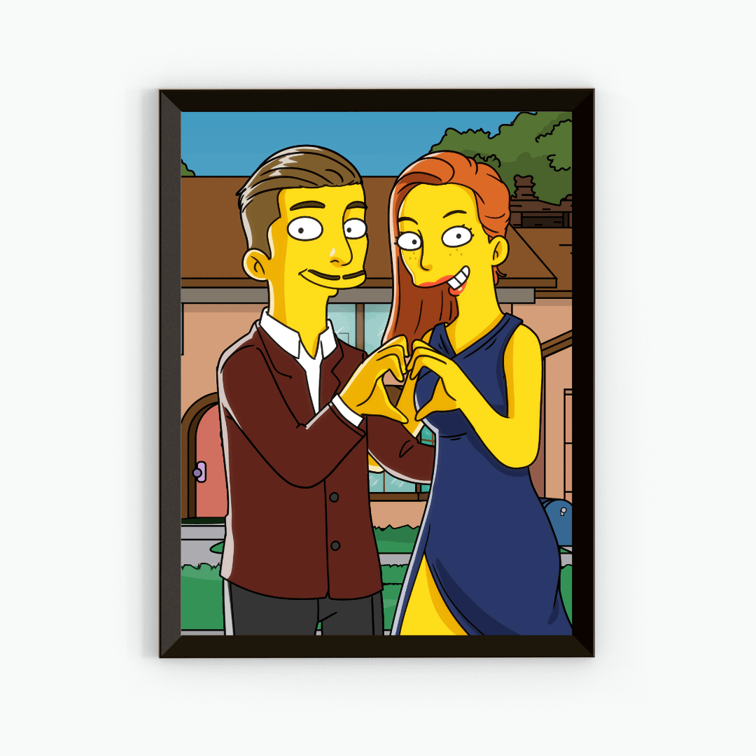 personnaliser portrait simpson