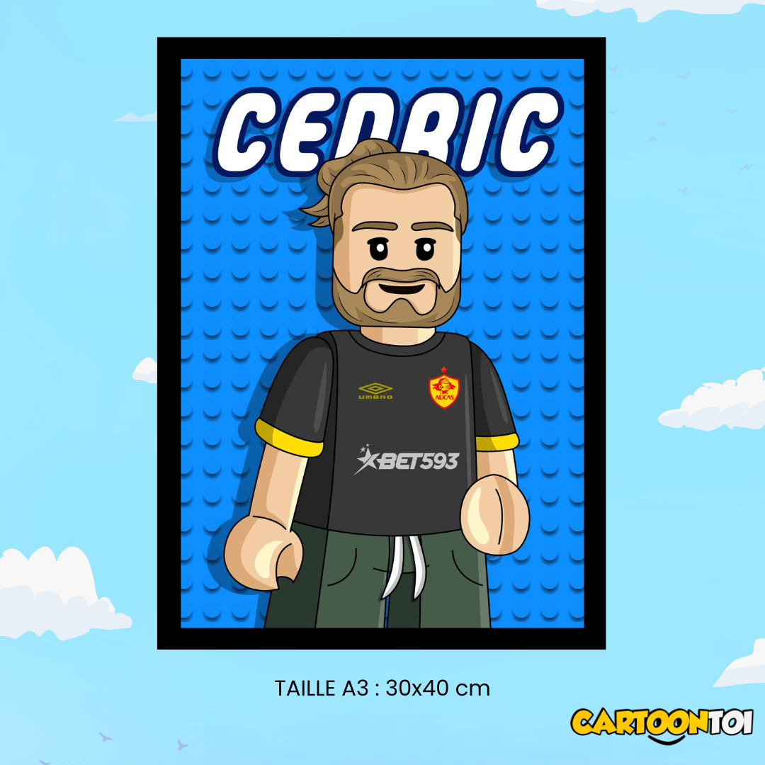 personalized lego poster