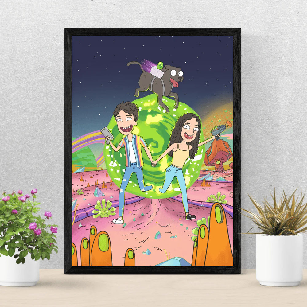 Custom Rick and Morty Portrait