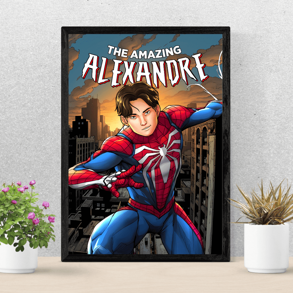toile-arriere-plan-personnalise Spiderman